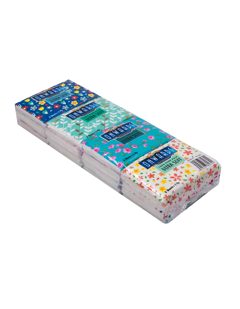 Onwards - Story Packet Tissue<br/> 50 Tubes x 16 Packs x 9 Sheets